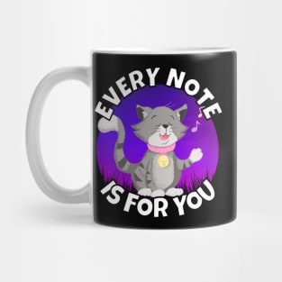 Singing Kitten – Every Note Mug